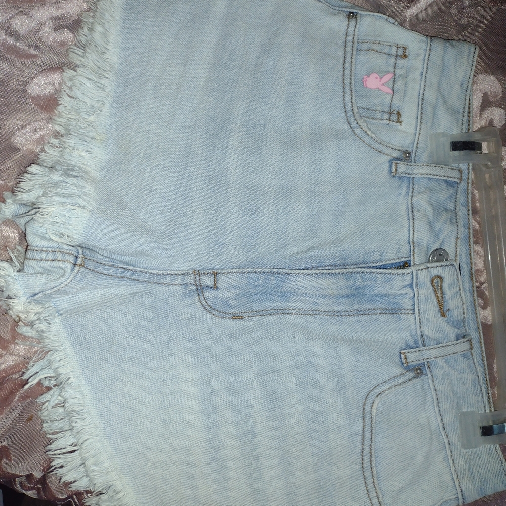 Playboy Pink Bunny High Waisted Shorts